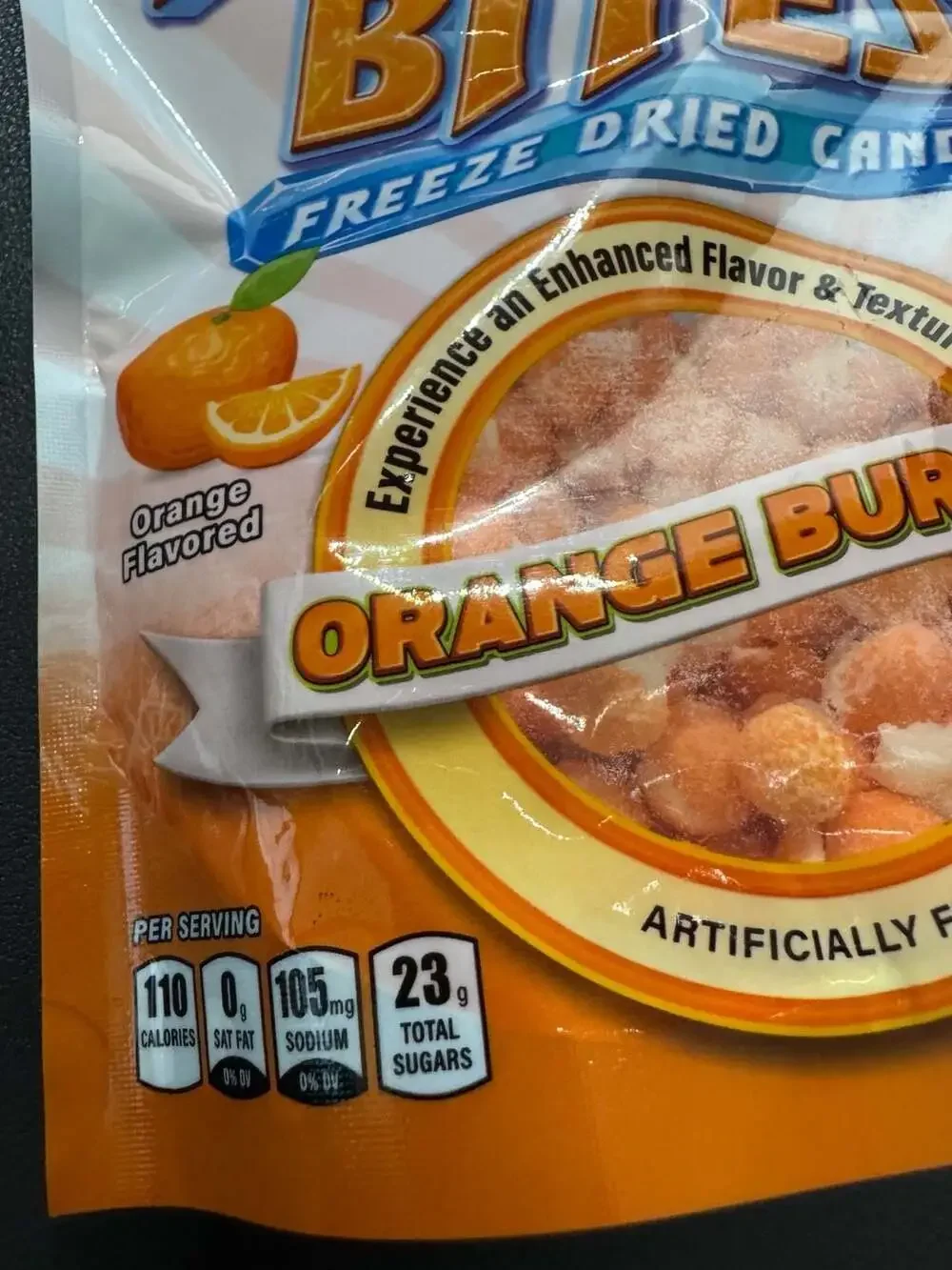 Arctic Bites Freeze Dried Candy Orange Bursts 3oz